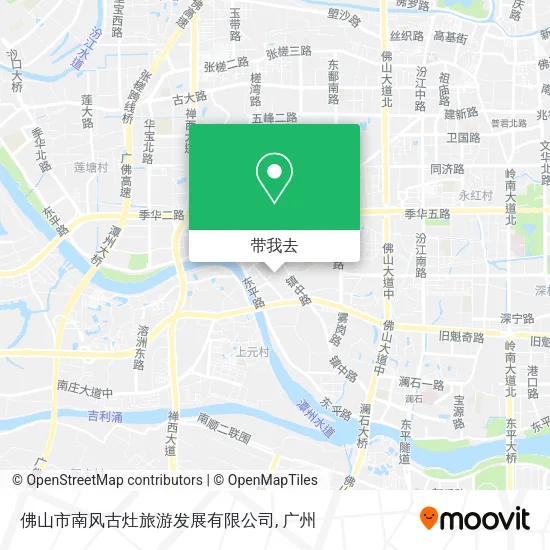 佛山市南风古灶旅游发展有限公司地图
