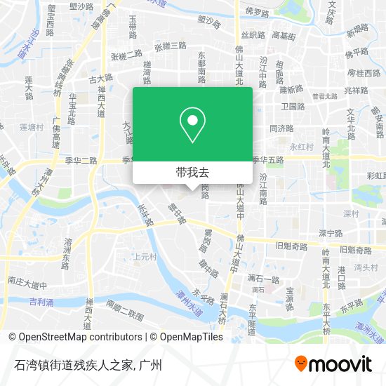 石湾镇街道残疾人之家地图