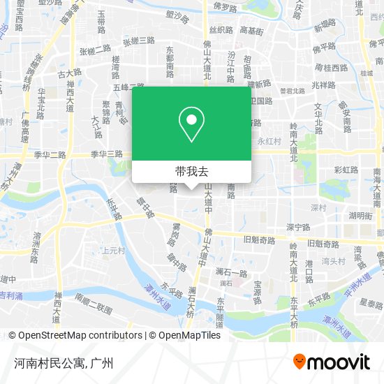 河南村民公寓地图