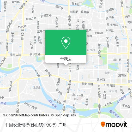 中国农业银行(佛山镇中支行)地图