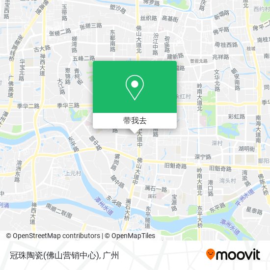 冠珠陶瓷(佛山营销中心)地图