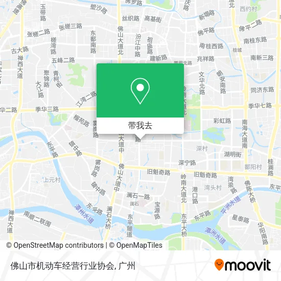 佛山市机动车经营行业协会地图