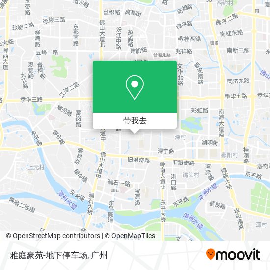 雅庭豪苑-地下停车场地图