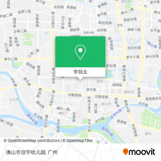 佛山市信宇幼儿园地图