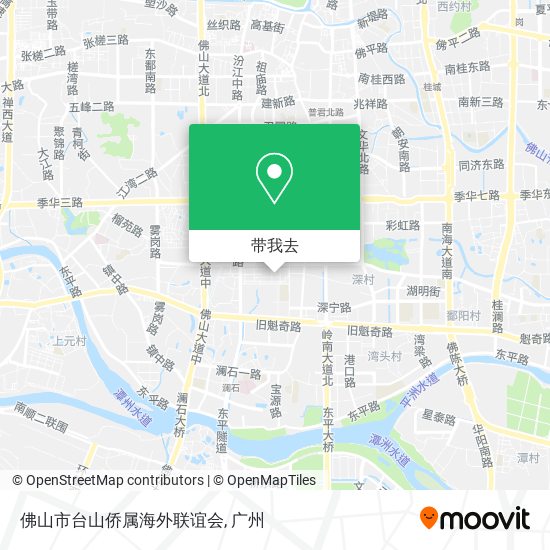 佛山市台山侨属海外联谊会地图