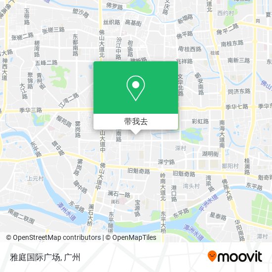 雅庭国际广场地图