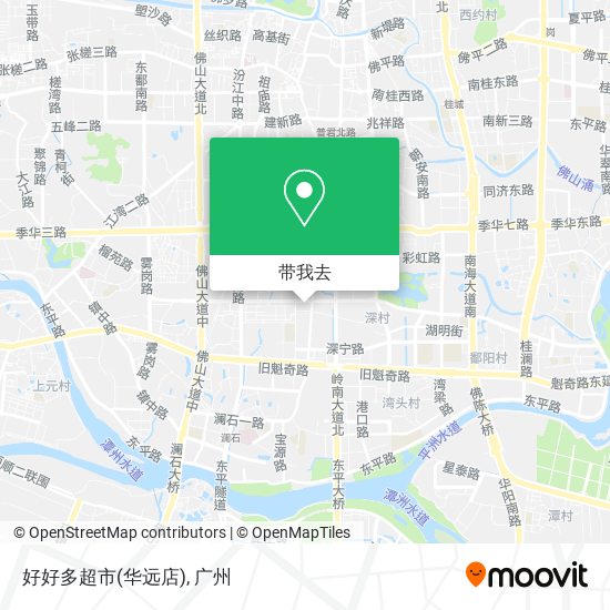 好好多超市(华远店)地图