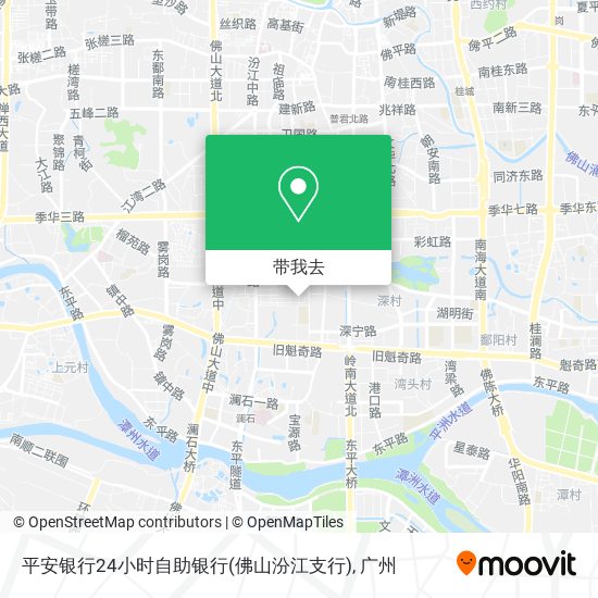 平安银行24小时自助银行(佛山汾江支行)地图