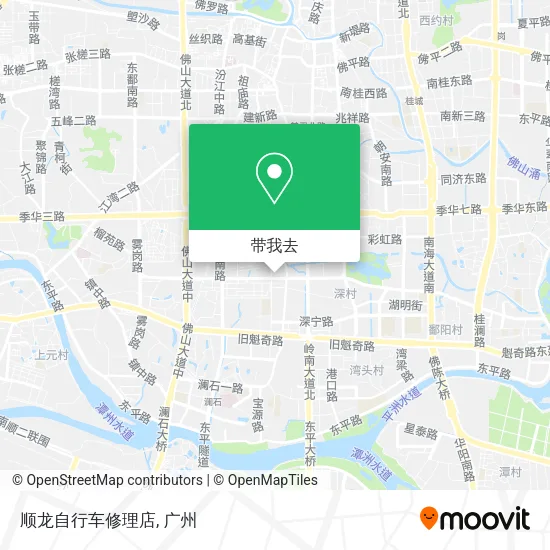 顺龙自行车修理店地图