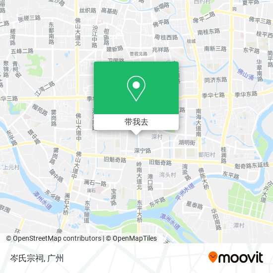 岑氏宗祠地图