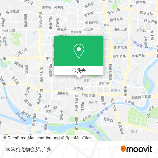 笨笨狗宠物会所地图