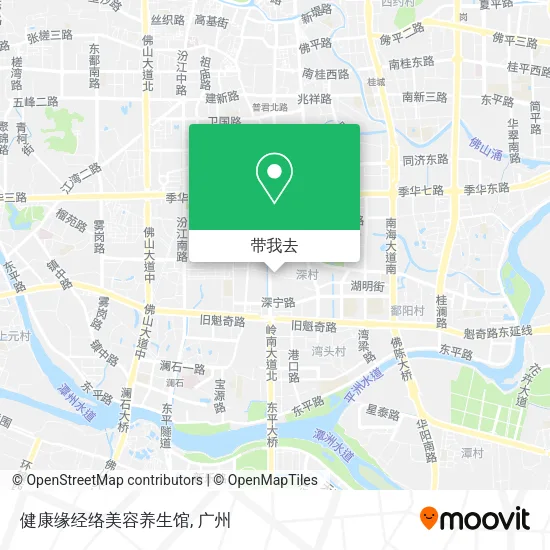 健康缘经络美容养生馆地图