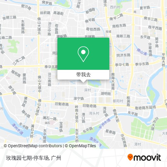 玫瑰园七期-停车场地图