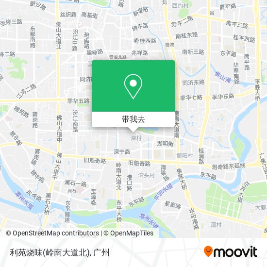 利苑烧味(岭南大道北)地图