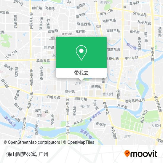 佛山圆梦公寓地图