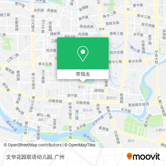 文华花园双语幼儿园地图