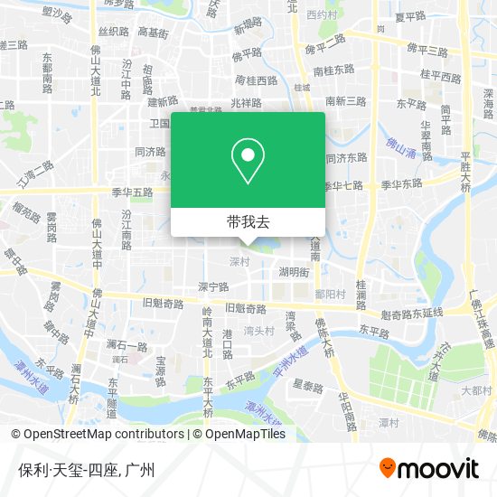 保利·天玺-四座地图