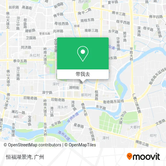 恒福湖景湾地图