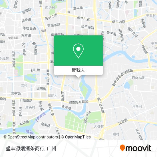 盛丰源烟酒茶商行地图