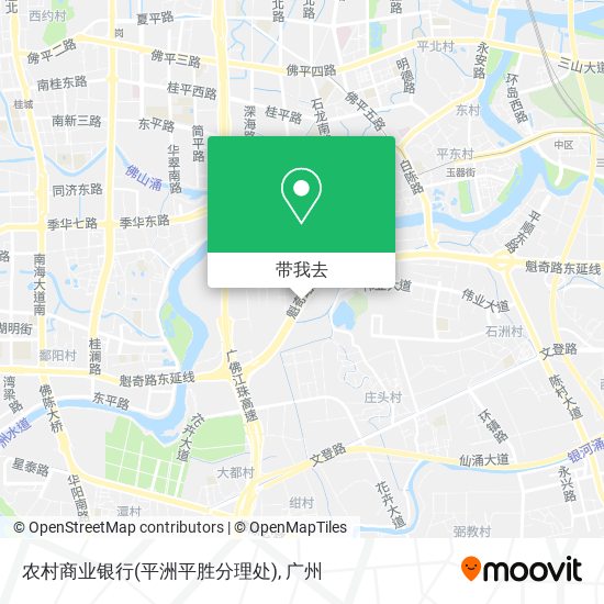 农村商业银行(平洲平胜分理处)地图