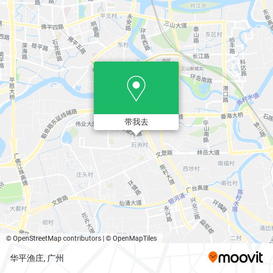 华平渔庄地图