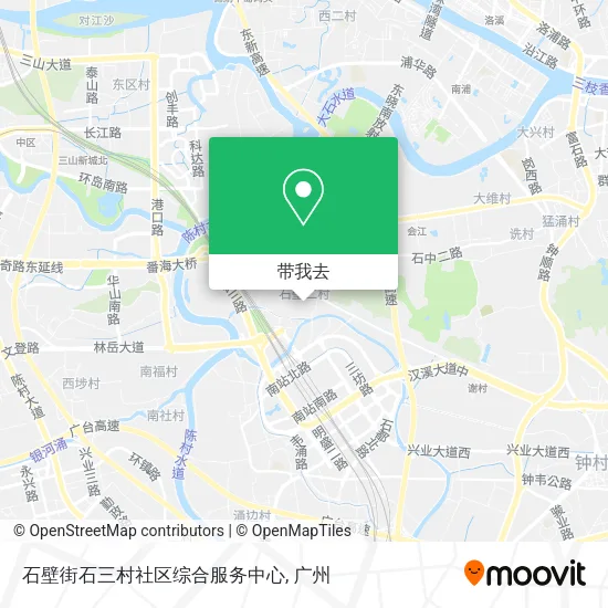 石壁街石三村社区综合服务中心地图