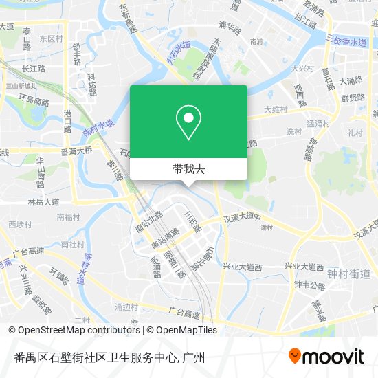 番禺区石壁街社区卫生服务中心地图