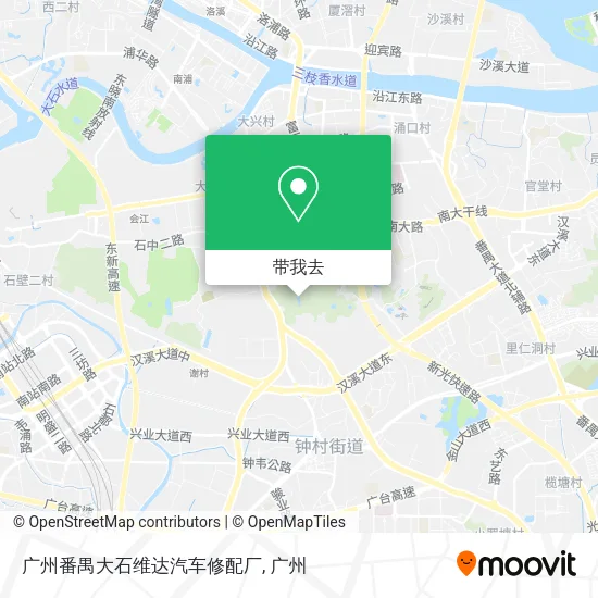 广州番禺大石维达汽车修配厂地图
