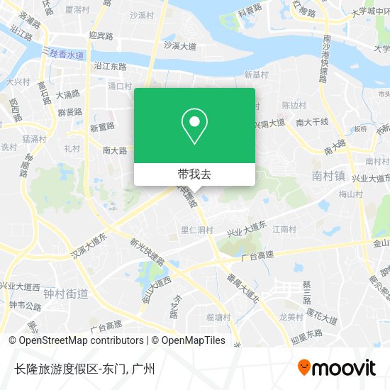 长隆旅游度假区-东门地图