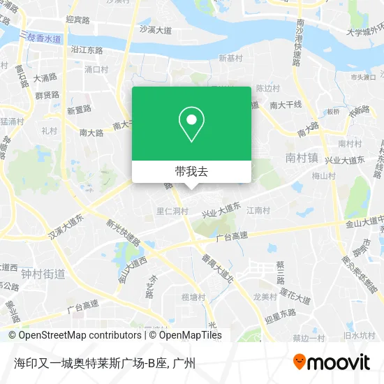 海印又一城奥特莱斯广场-B座地图
