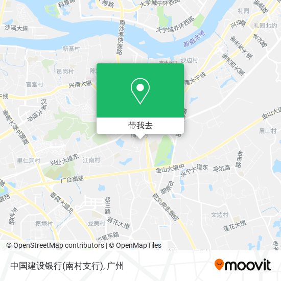 中国建设银行(南村支行)地图