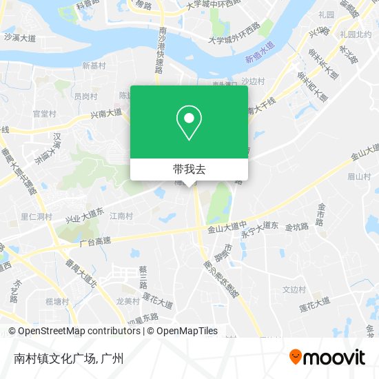 南村镇文化广场地图