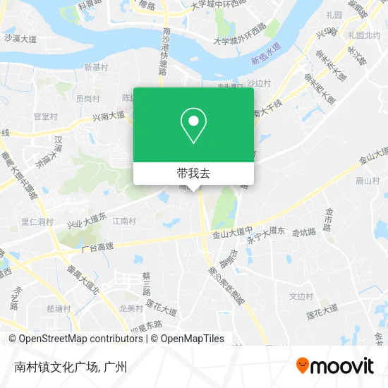 南村镇文化广场地图