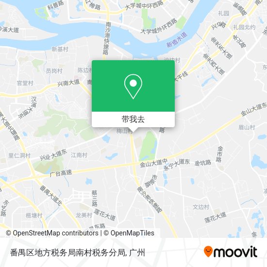 番禺区地方税务局南村税务分局地图