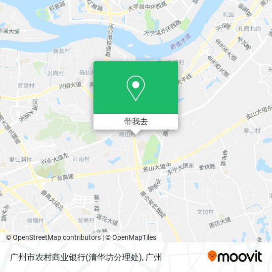 广州市农村商业银行(清华坊分理处)地图