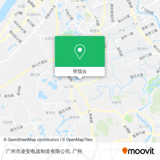 广州市凌安电器制造有限公司地图