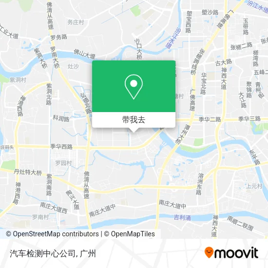汽车检测中心公司地图