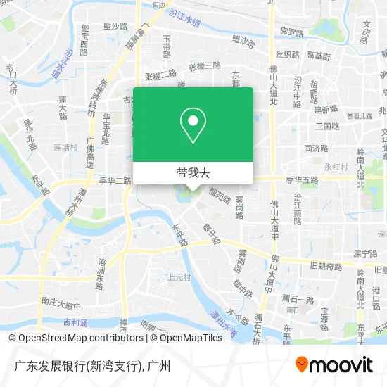 广东发展银行(新湾支行)地图