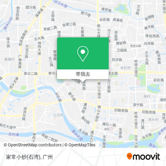 家常小炒(石湾)地图