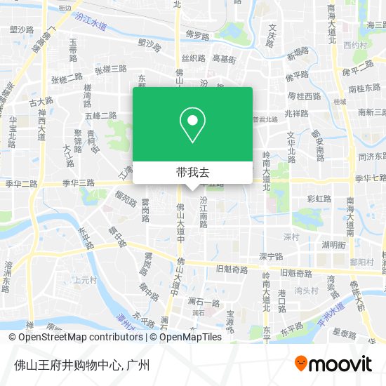 佛山王府井购物中心地图