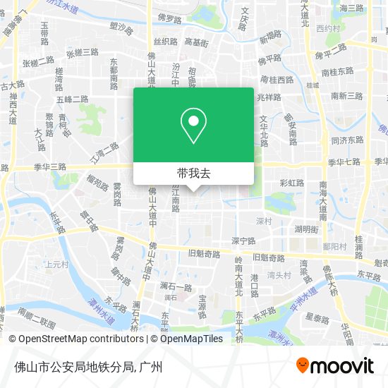 佛山市公安局地铁分局地图