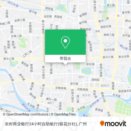 农村商业银行24小时自助银行(银花分社)地图