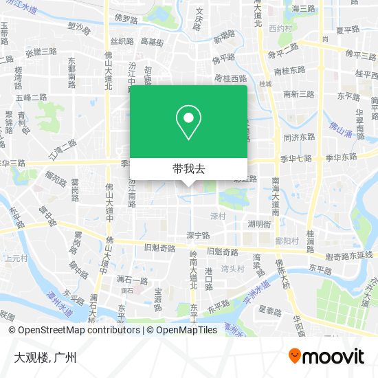 大观楼地图