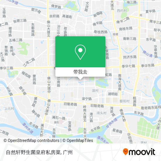自然轩野生菌皇府私房菜地图
