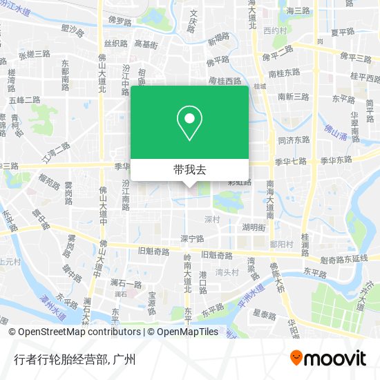 行者行轮胎经营部地图
