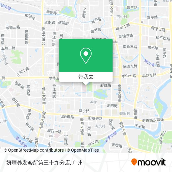妍理养发会所第三十九分店地图