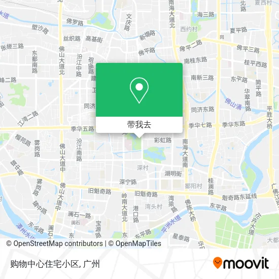 购物中心住宅小区地图