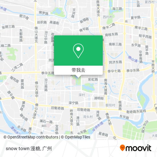 snow town 漫糖地图