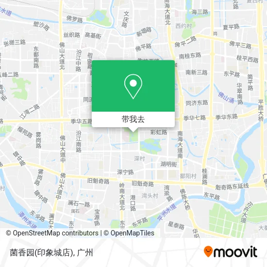 菌香园(印象城店)地图