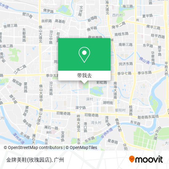 金牌美鞋(玫瑰园店)地图